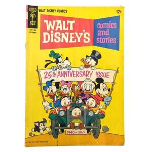 Walt Disney's Comics and Stories #300 Gold Key 1965 Silver Age 25th Anniversary